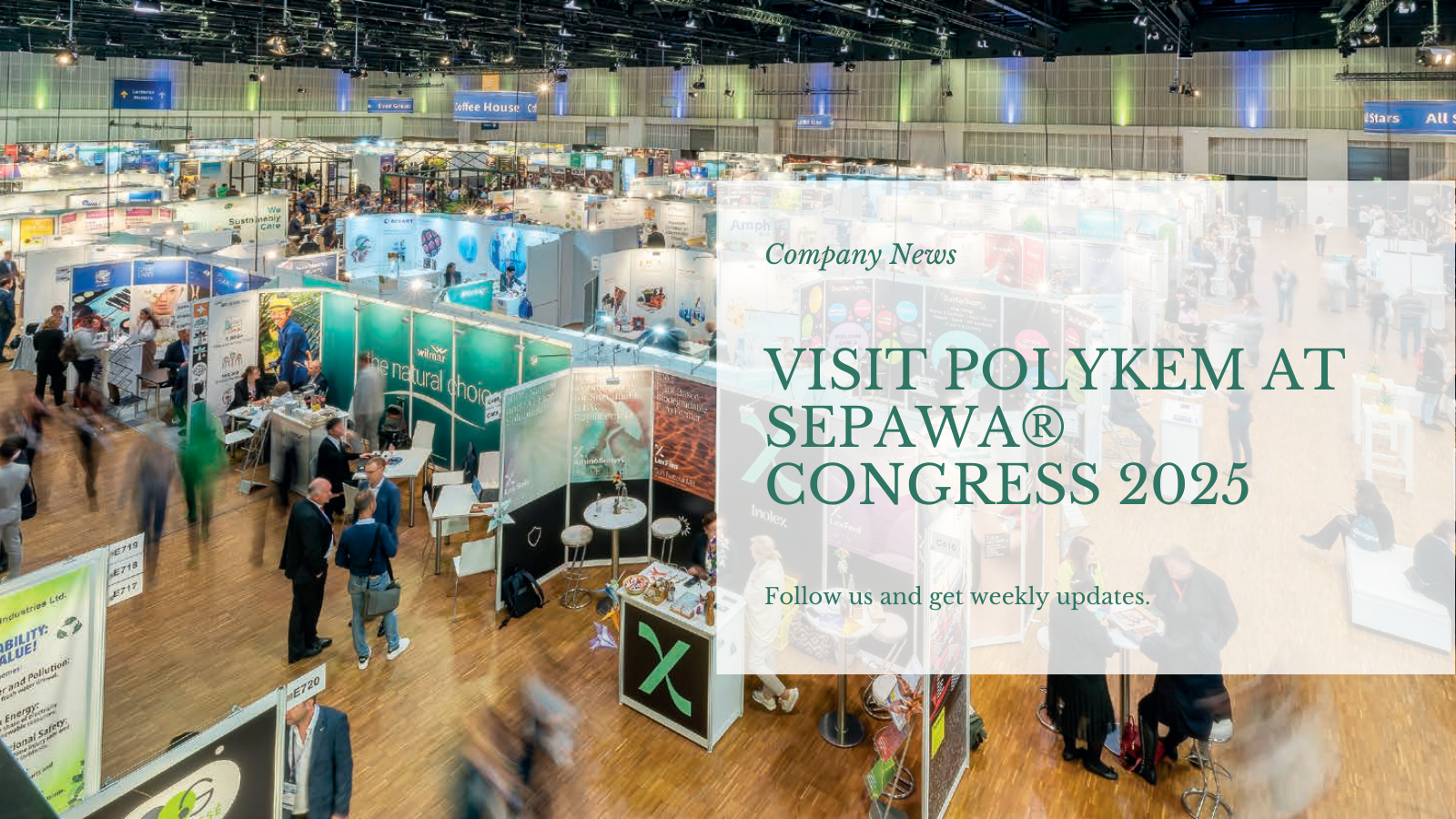 Берлиндегі «Сепава®» конгресіндегі Polykem Booth-қа кіріңіз!